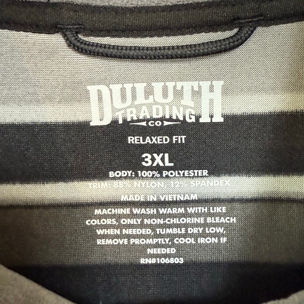 Duluth Trading Checkpoint Fleece Pullover Size 3X 1/4 Zip Mock Neck 22959 EUC - Picture 5 of 15